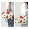 thumbnail image 3 of Watermelon Canvas Outdoor Picnic Blanket Waterproof Portable Mat with Carry Strap, 3 of 6