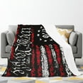 thumbnail image 2 of American Flag Blanket We The People Throw Blankets Soft Flannel America Retro Decor for Couch Bed Sofa Travelling Camping Birthday Christmas Living Room Office 60"x50", 2 of 5