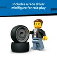 thumbnail image 6 of LEGO City Hot Rod Race Car Building Toy for Kids - Pretend Play Set for Boys & Girls, Ages 5+ - Toy Car W/Racecar Driver Minfigure - Gift Idea for Birthdays - 60485, 6 of 7