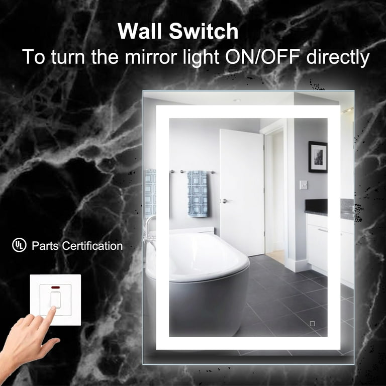 Hauschen led lighted sale mirror