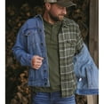 thumbnail image 3 of Guide Gear Long Sleeve Flannel Shirt, Irregular Birch Plaid L Tall, 3 of 5