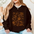thumbnail image 2 of Fall Decorations Outline - Women's Graphic Sweatshirt, 2 of 16