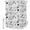 Black White, variant on Black White Cartoon Space Shower Curtain Set - Small 36" x 72" Washable Bathtub Curtain with 12 Hooks, Star Spacecraft Rocket Meteorite Waterproof Fabric Stall Shower Curtains for Bathroom Décor