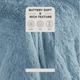 thumbnail image 2 of Bedsure Manta Sherpa de Lana Azul Queen 230x230 cm Gruesa, 2 of 9
