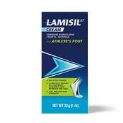 Lamisil Athletes Foot Cream, 1 Week Antifungal Treatment, Prescription Strength Terbinafine, 1 oz