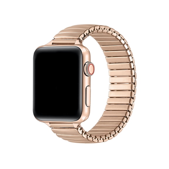 Posh Tech Slink Skinny Elastic Stainless Steel Band Compatible for Apple Watch