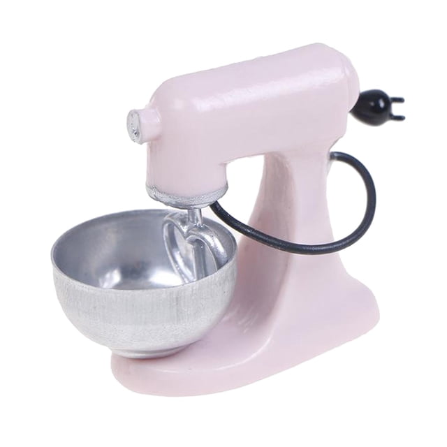 12 en miniatura, utensilios de cocina modernos, eléctrica de alimentos, modelo de licuadora, muebles de cocina, juego claro Sunnimix Juguetes en miniatura de casa de muñecas