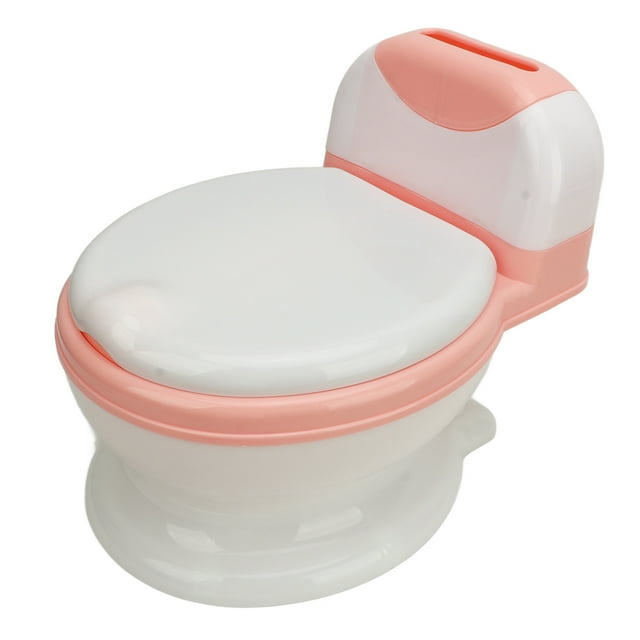 Inodoro De Entrenamiento Para Ir Al Baño Con Diseño Simulado, Uso Independiente, Fácil De Limpiar, Cojín Suave, Evita Fugas De Orina Para Niños Pequeños