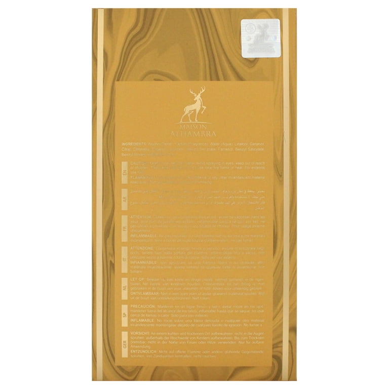 Sceptre Bronzite by Maison Alhambra for Men - 3.4 oz EDP Spray