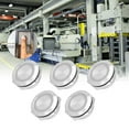 thumbnail image 4 of Wchiuoe Push Button Switch,5Pcs Momentary Push Button Switch Metal Auto Reset Ultra Thin Waterproof with LED 22mm,Momentary Push Button Switch, 4 of 8