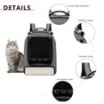 thumbnail image 2 of Pet Out Bag Transpirable Pet Carrier Cómodo para Parrot Cat Dog (B beige), 2 of 6