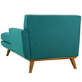 thumbnail image 4 of Modern Contemporary Urban Design Living Room Lounge Club Lobby Accent Sofa Chaise Chair, Fabric, Aqua Blue, 4 of 4