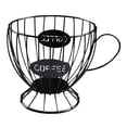 thumbnail image 1 of Termo Cesta de almacenamiento universal para cápsulas de café, organizador de tazas de café (negro) Likrtyny Libre de BPA, 1 of 6