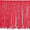 Red, variant on 5 Yards of 12" Starlight Hologram Sequin Chainette Fringe Trim