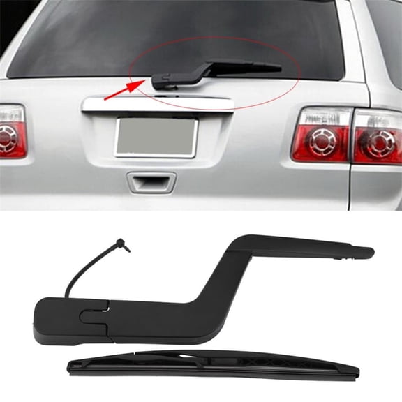 Rear Back Windshield Wiper Blade Arm For GMC Acadia Saturn Outlook 2007-2012