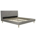 Mr. Kate Daphne Upholstered Bed with Headboard and Modern Platform