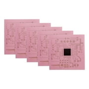 5pcs Cell Phone Booster Portable Cell Phone Signal Booster Square Mobile Phone Enhancement Stickers Signal Patch Cell Phone Booster Chip for Enhance Your Mobile Phone Pink