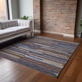 thumbnail image 6 of Addison Rugs Mayfield Washable Transitional Stripes, Bars, Horizontal Lines Landscape Rectangle Rug, 8' x 10', 6 of 6