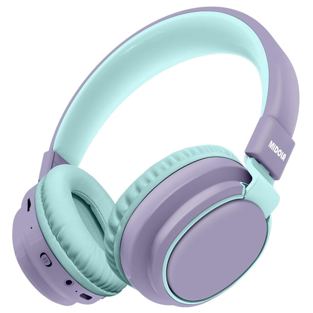 Auriculares MIDOLA Kids Bluetooth 5.3 inalámbricos 60 h de tiempo de reproducción