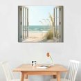 thumbnail image 2 of PRATYUS Canvas Wall Art Picture 20x16in for Living Room Bedroom Coastal Beach 20x16in, 2 of 3