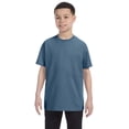 thumbnail image 1 of Hanes 54500 Youth Tagless T-Shirt - Denim Blue - Small, 1 of 1