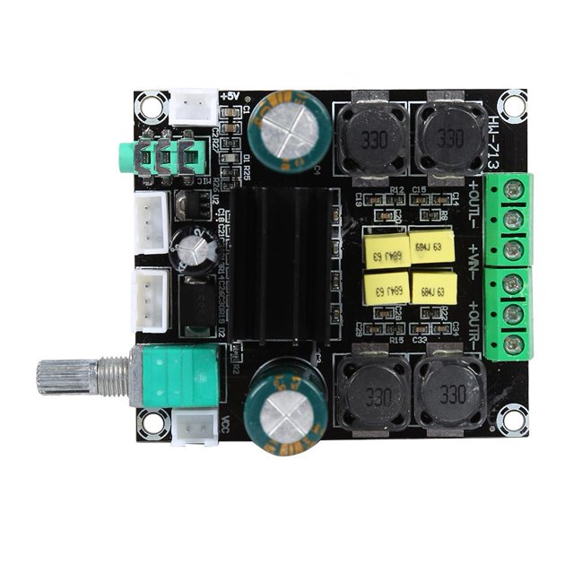 Placa de amplificador de audio digital TPA3116D2 DC 12-24V 50Wx2 Salida de doble canal