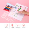 thumbnail image 4 of Juego de rotuladores de aerógrafo con rociador de color de agua eléctrico, 12 piezas, bolígrafos de acuarela lavables, suministros para manualidades, regalo de Navidad para niños y estudiantes Adepaton LL-0580, 4 of 7