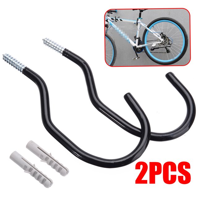 Soporte de pared para bicicleta, 2 uds., ganchos de almacenamiento para bicicleta de carretera grande, soportes para colgar en la pared, piezas para bicicleta de ciclismo LingWen 8390613736093