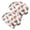 Christmas Teddy Bear-1, variant on 2PCS Stretch Knit Skull Beanie, Hip-Hop Style, Unisex, Lightweight,Christmas Teddy Bear Santa Hat White Pattern