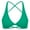 Green, variant on Women's Workout Sports Bras Fitness Sienna Low Impact Bra Yoga Crop Tank Grey L