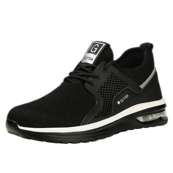 asddcavvf Safety Shoes For Men Women Air Cushion Steel Toe Shoes Work Trainers Sneakers