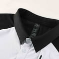 thumbnail image 6 of YLSDY Mens Short Sleeve Golf Shirts Summer Casual Lapel Collar Athletic Tops Shirt Color Block Button Henley T-Shirts White XXL, 6 of 9