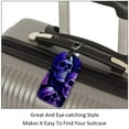 thumbnail image 3 of Square 2Pack PU Leather Skull Cruise Luggage Tag with Privacy Cover and Name ID Tag for Travel Handbags Backpacks Luggage Tags, 3 of 6