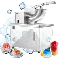 VEVOR Commercial Ice Crusher 661LBS/H, 350W Electric Snow Cone Machine with 4 Blades, 2000RPM Stainless Steel Shaved Ice Machine with 11 Gal Crushed-Ice Box