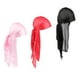 thumbnail image 5 of 3pcs Mujeres Gorro de Larga Pérdida de Cabello Bufanda Sombrero Pirata Gorro + rojo + rosa Sunnimix Mujer Hombre Durag Sombreros, 5 of 5