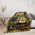 thumbnail image 3 of Bus Driver for Women Men, School Bus Driver Appreciation Gifts, Throw Blanket 50x60, Thank You Gifts for Bus Driver, Retirement Gift for Bus Driver, End of Year Gift for Bus Driver, 3 of 6