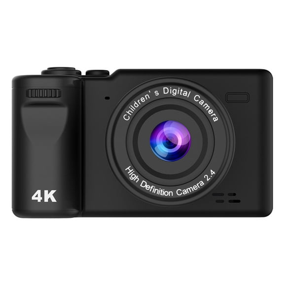 Kyusrd Mini Digital Camera.4-inch 1080P Front And Rear Camera 8x Digital Capables Of Photos Recording Videos Photography Student Camera With Bracket