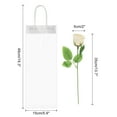 thumbnail image 2 of Uxcell Artificial Roses Flower, Faux Flower Gifts 40cm x 5cm for Valentine's Day, Anniversary, Champagne Color, 2 of 5