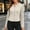 Beige, variant on Suede Jacket for Women Crew Neck Long Sleeve Solid Color Slim Fit Softshell Jacket Comfortable Lightweight Fashion Coats Outdoor Photography Dressy Casual S Beige