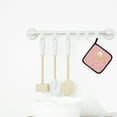 thumbnail image 3 of Carolines Treasures BB7279PTHD Baker Blonde on Pink Pair of Pot Holders  7.5HX7.5W multicolor, 3 of 3