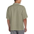 thumbnail image 2 of 2-PACK Chef Code Basic Short Sleeve Chef Coat with Pearl Buttons, Chef Jacket, Khaki, L, 2 of 2