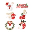 thumbnail image 1 of 6pcs Navidad Dibujos animados broche accesorio de horquilla suéter Pin Pin Party Insignia, 1 of 6
