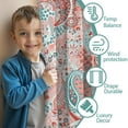 thumbnail image 3 of Blackout Kids Curtains,Pink Paisley and Floral Pattern Childrens Insulated Curtains Set Of 2,Bedroom Essentials,Toddler Room Decor 42x84in(106x213cm), 3 of 5