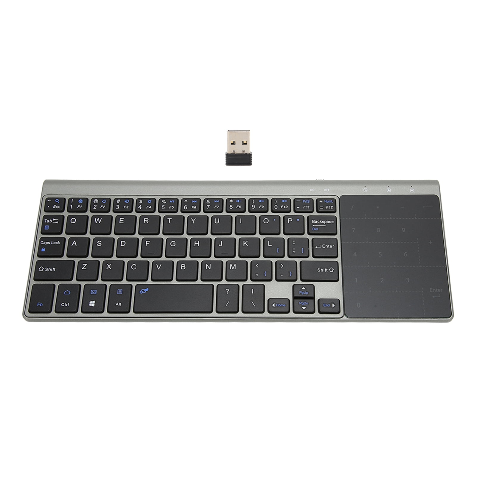 Touchpad Keyboard, Portable Wireless Keyboard With Touchpad  For Computer For TV Box For Laptop
