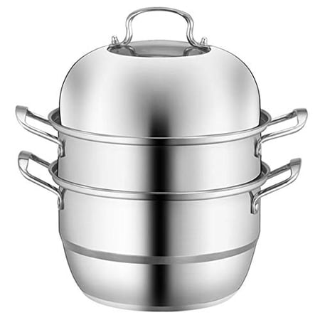 PAL HOMEGOODS Stainless Steel 3, Tier/Layer Steamer Cooking Pot, Rice ...