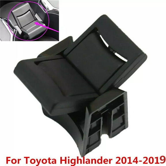 For 2014-2019 Toyota Highlander Center Console Cup Holder Insert Divider Upgrade