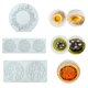 thumbnail image 1 of Guirnalda redonda de bellas artes, almohadilla de encaje de azúcar, placa floral hueca, molde de silicona, almohadilla de impresión de cocina molecular., 1 of 5