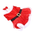 thumbnail image 1 of Disfraz Navideño Para Mascotas, Lindo Padre de NaviDad, Ropa para Perros y Gatos Con ToCado de Lazo, Fiesta Temática de Navidad, cosplay, 1 of 7