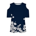 thumbnail image 5 of ibuvkizy Womens Tops Clearance,Short Sleeve Shirts for Women,Women's Fashionable Solid Color T-shirt Short Sleeved Shirt Round Neck Casual Top,Plus Size Blouses Shirts,Summer Casual Graphic Tees, 5 of 5