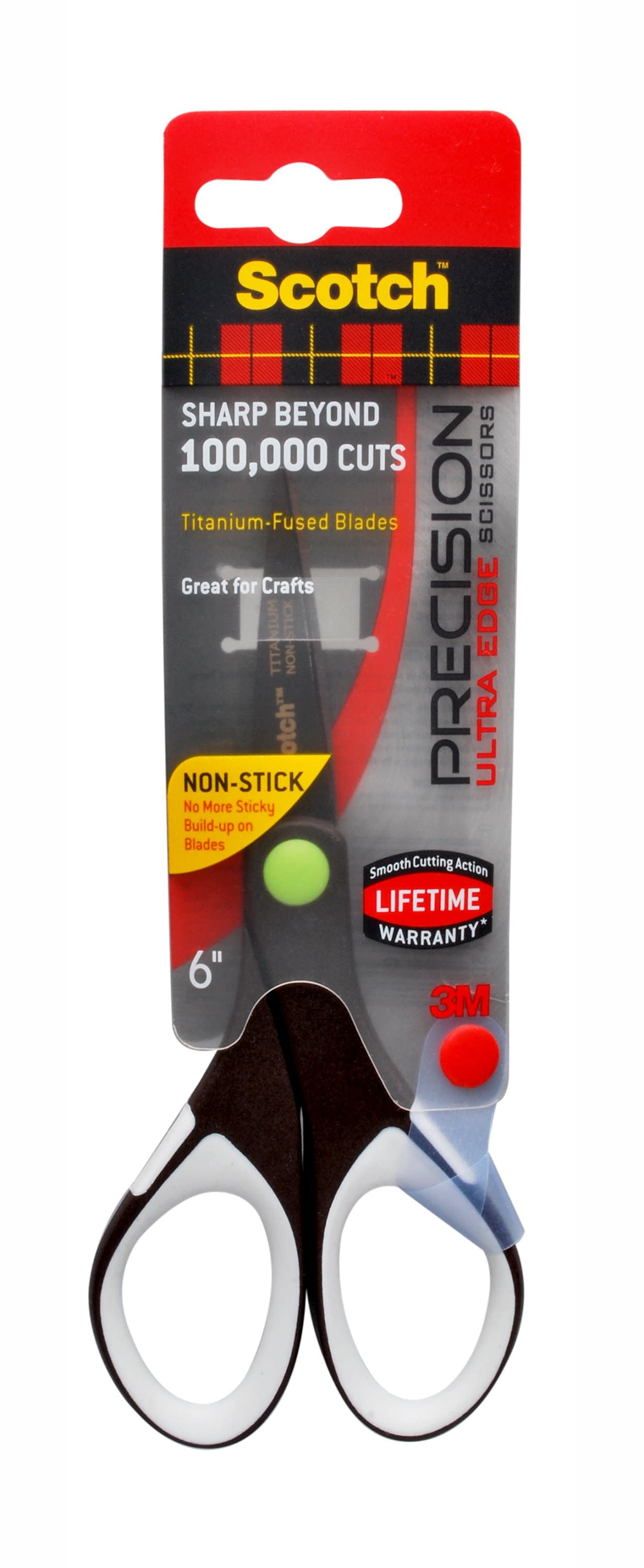 Scotch 6' Precision Ultra Edge Titanium Non-Stick Scissors